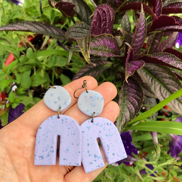 Handmade Polymer Clay Earrings - Picture 3 of 3